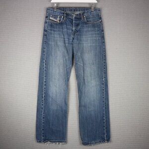 Diesel Denim Jeans Straight Leg Cut Mens 32"
